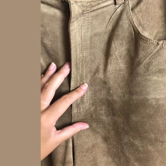 david brooks Pants & Jumpsuits Vintage David Brooks Suede Leather